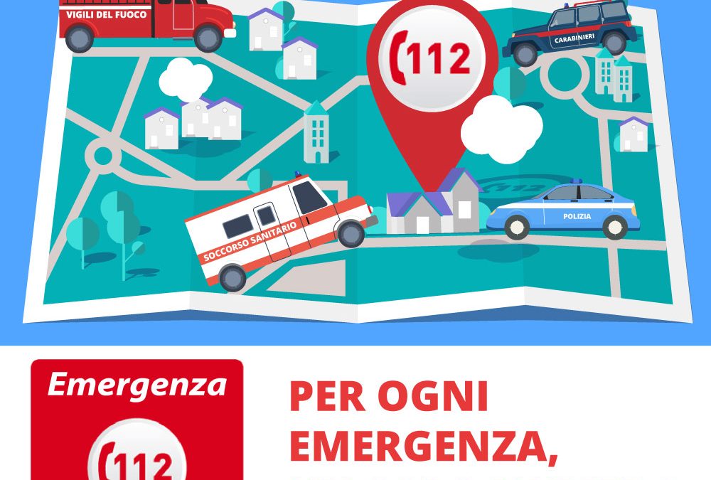 NUE 112: attivo in tutti i distretti della Toscana
